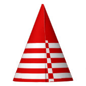 Flagge von Bremen Party Hat Partyhütchen (Rückseite)