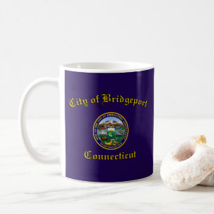 Flagge von Bridgeport, Connecticut Kaffeetasse