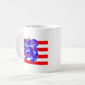 Flagge von Brügge Kaffeetasse (Vorderseite Links)