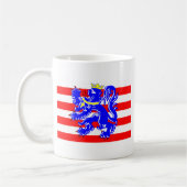 Flagge von Brügge Kaffeetasse (Links)