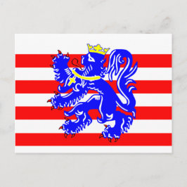 Flagge von Brügge Postkarte