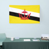Flagge von Brunei Banner (Messeveranstaltung)
