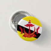 Flagge von Brunei Button (Vorne & Hinten)