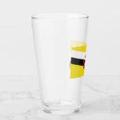 Flagge von Brunei Glas (Rechts)