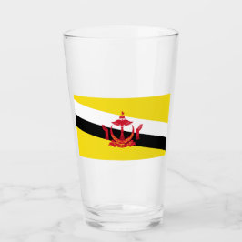 Flagge von Brunei Glas