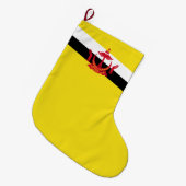Flagge von Brunei Großer Weihnachtsstrumpf (Vorderansicht (hängend))