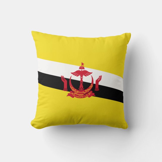 Flagge von Brunei Kissen (Vorderseite)
