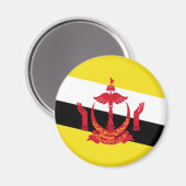 Flagge von Brunei Magnet (Vorderseite/Rückseite)