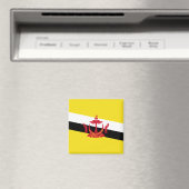 Flagge von Brunei Magnet (In Situ (Geschirrspüler))