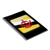 Flagge von Brunei Notizblock (Rechte Seite)