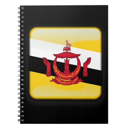Flagge von Brunei Notizblock (Vorderseite)