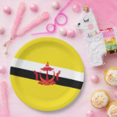 Flagge von Brunei Pappteller (Party)