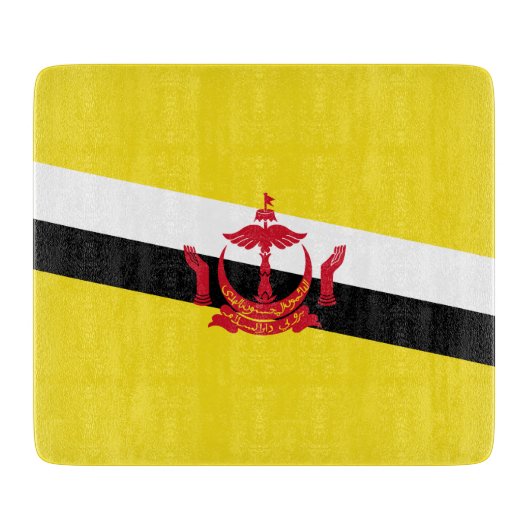 Flagge von Brunei Schneidebrett (Vorderseite)