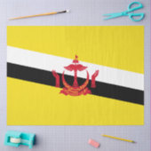 Flagge von Brunei Seidenpapier (Basteln)