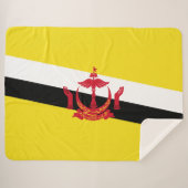 Flagge von Brunei Sherpadecke (Vorderseite (Horizontal))