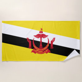 Flagge von Brunei Strandtuch