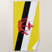 Flagge von Brunei Strandtuch (Vorderseite)