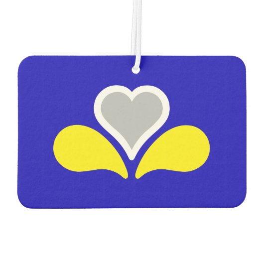 Flagge von Brüssel, Belgien Autolufterfrischer (Rückseite)