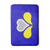 Flagge von Brüssel, Belgien Bath Mat Badematte (Vorderseite Vertikal)