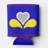 Flagge von Brüssel, Belgien Can Cooler Dosenkühler (Rückseite)