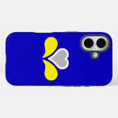 Flagge von Brüssel, Belgien Case-Mate iPhone Hülle (Rückseite (Horizontal))