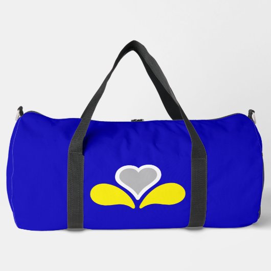 Flagge von Brüssel, Belgien Duffle Bag (Vorderseite)