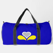 Flagge von Brüssel, Belgien Duffle Bag (Rückseite)