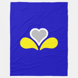 Flagge von Brüssel, Belgien Fleece Blanket