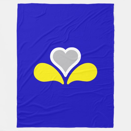 Flagge von Brüssel, Belgien Fleece Blanket (Vorderseite)