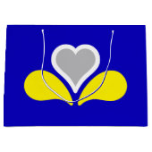 Flagge von Brüssel, Belgien Große Geschenktasche Geschenktüte (Vorderseite)