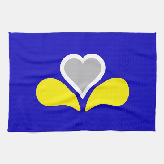 Flagge von Brüssel, Belgien Handtuch (Horizontal)