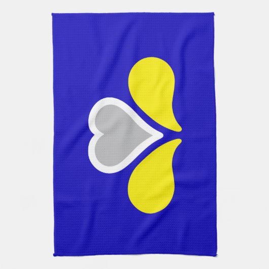 Flagge von Brüssel, Belgien Handtuch (Vertikal)