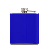 Flagge von Brüssel, Belgien Hip Flask Flachmann (Rückseite)