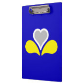 Flagge von Brüssel, Belgien Klemmbrett (Links)