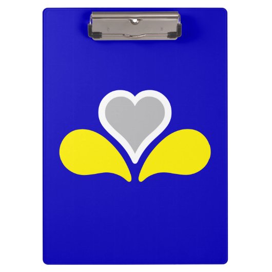 Flagge von Brüssel, Belgien Klemmbrett (Vorderseite)