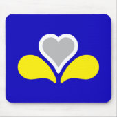Flagge von Brüssel, Belgien Mouse Pad Mousepad (Vorne)