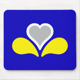 Flagge von Brüssel, Belgien Mouse Pad Mousepad