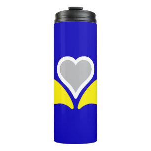 Flagge von Brüssel, Belgien Thermal Tumbler Thermosbecher