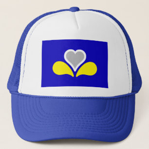 Flagge von Brüssel, Belgien Trucker Hat Truckerkappe