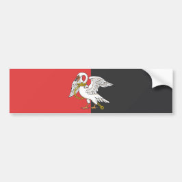 Flagge von Buckinghamshire (Landkreis des Vereinig Autoaufkleber