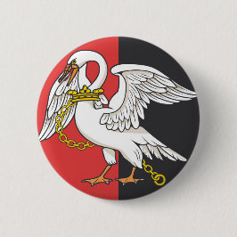 Flagge von Buckinghamshire (Landkreis des Vereinig Button