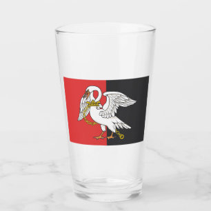 Flagge von Buckinghamshire (Landkreis des Vereinig Glas