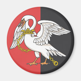 Flagge von Buckinghamshire (Landkreis des Vereinig Magnet