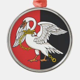 Flagge von Buckinghamshire (Landkreis des Vereinig Ornament Aus Metall