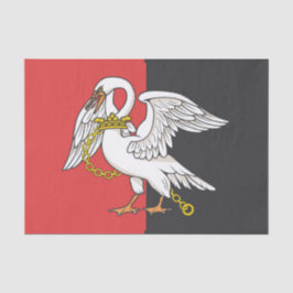 Flagge von Buckinghamshire (Landkreis des Vereinig Seidenpapier