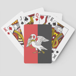 Flagge von Buckinghamshire (Landkreis des Vereinig Spielkarten