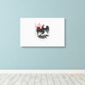 Flagge von Buenos Aires (Argentinien) Leinwanddruck (Insitu (Holzboden))