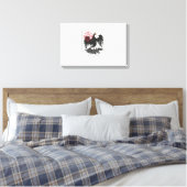 Flagge von Buenos Aires (Argentinien) Leinwanddruck (Insitu (Schlafzimmer))