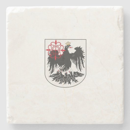 Flagge von Buenos Aires (Argentinien) Steinuntersetzer (Vorderseite)
