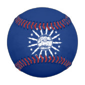 Flagge von Buffalo, New York Baseball (Rückseite)